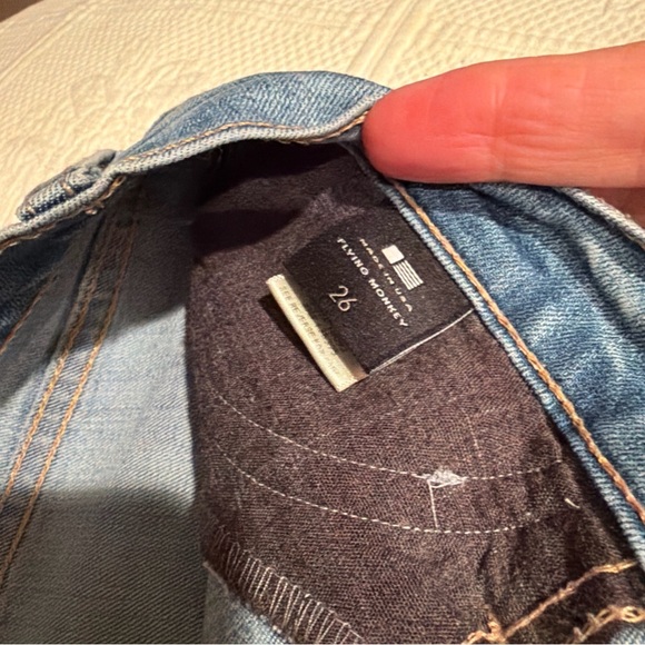 Flying Monkey Light Blue Straight Leg Jeans - Picture 3 of 7